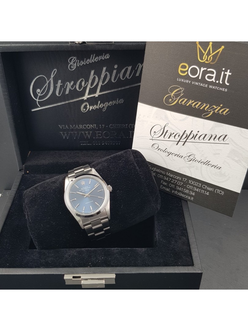 Rolex Air King ref.14000 quadrante blu | eOra.it