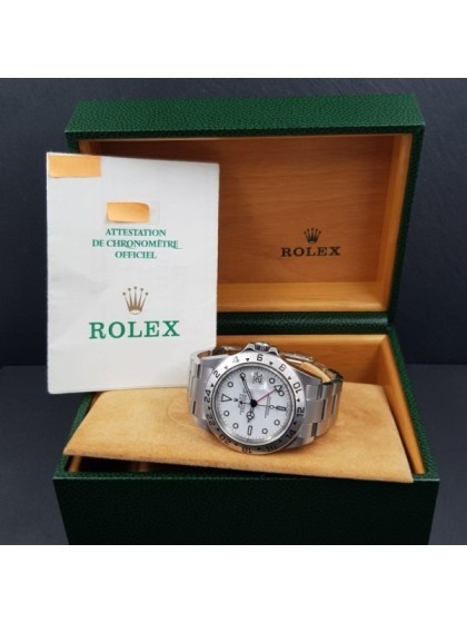 Rolex Explorer II SEL no holes ref.16570 white dial Rolex Explorer II SEL no holes ref.16570 white dial