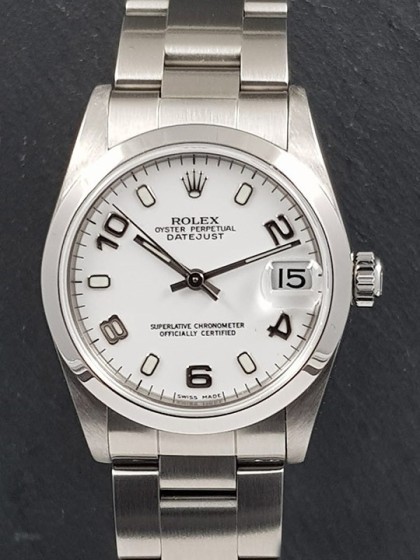 Buy Rolex Medio Datejust white dial Ref. 78240 on eOra.it