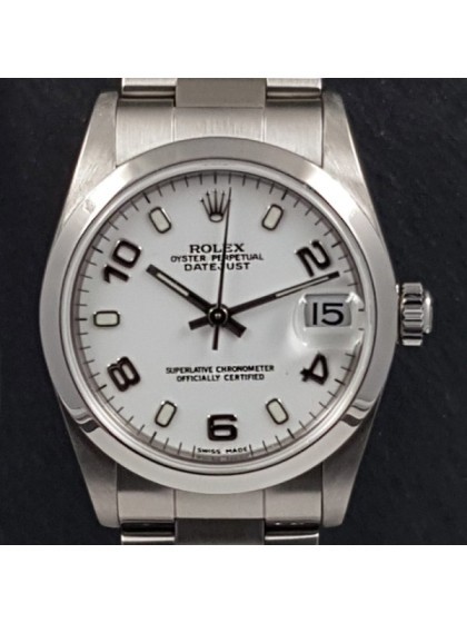 Buy Rolex Medio Datejust white dial Ref. 78240 on eOra.it