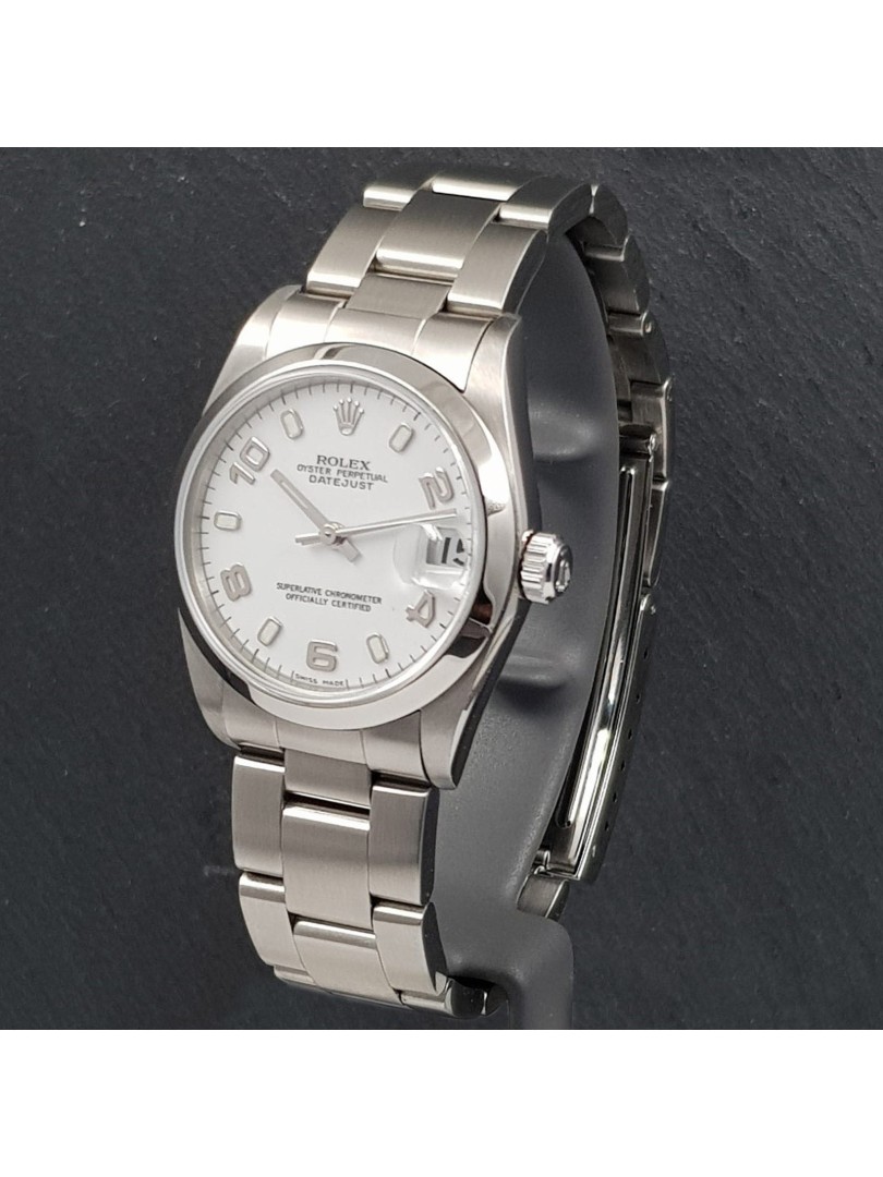 Buy Rolex Medio Datejust white dial Ref. 78240 on eOra.it