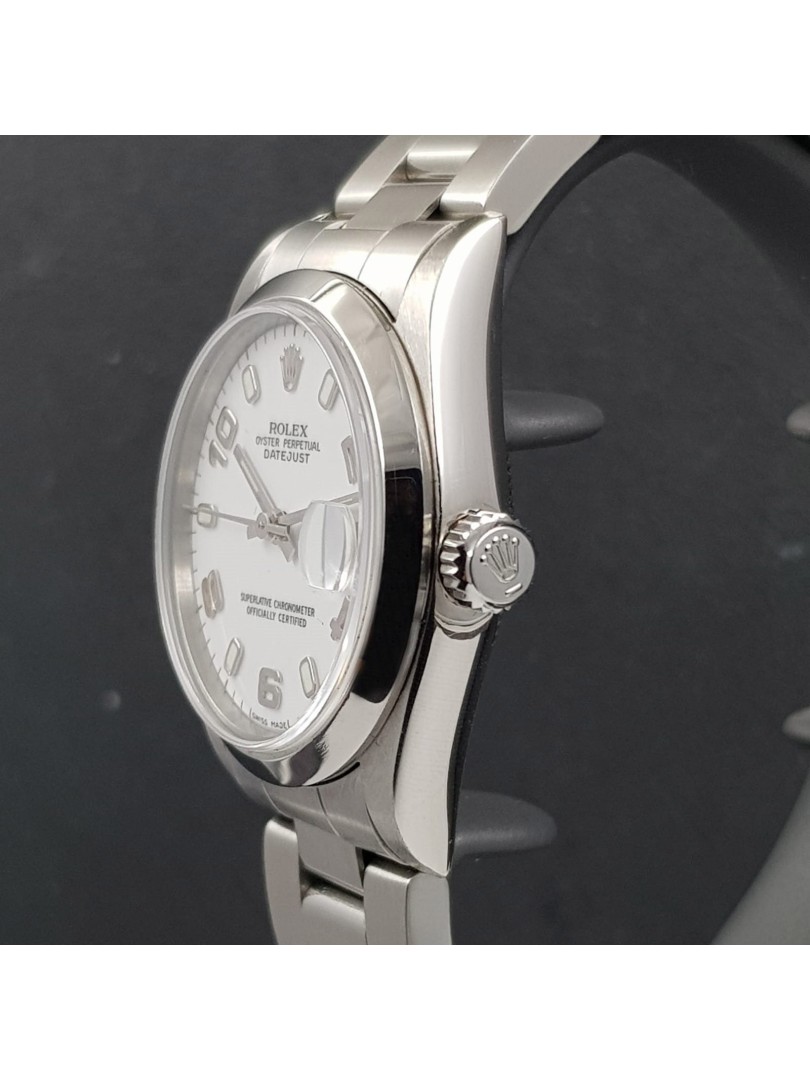 Buy Rolex Medio Datejust white dial Ref. 78240 on eOra.it
