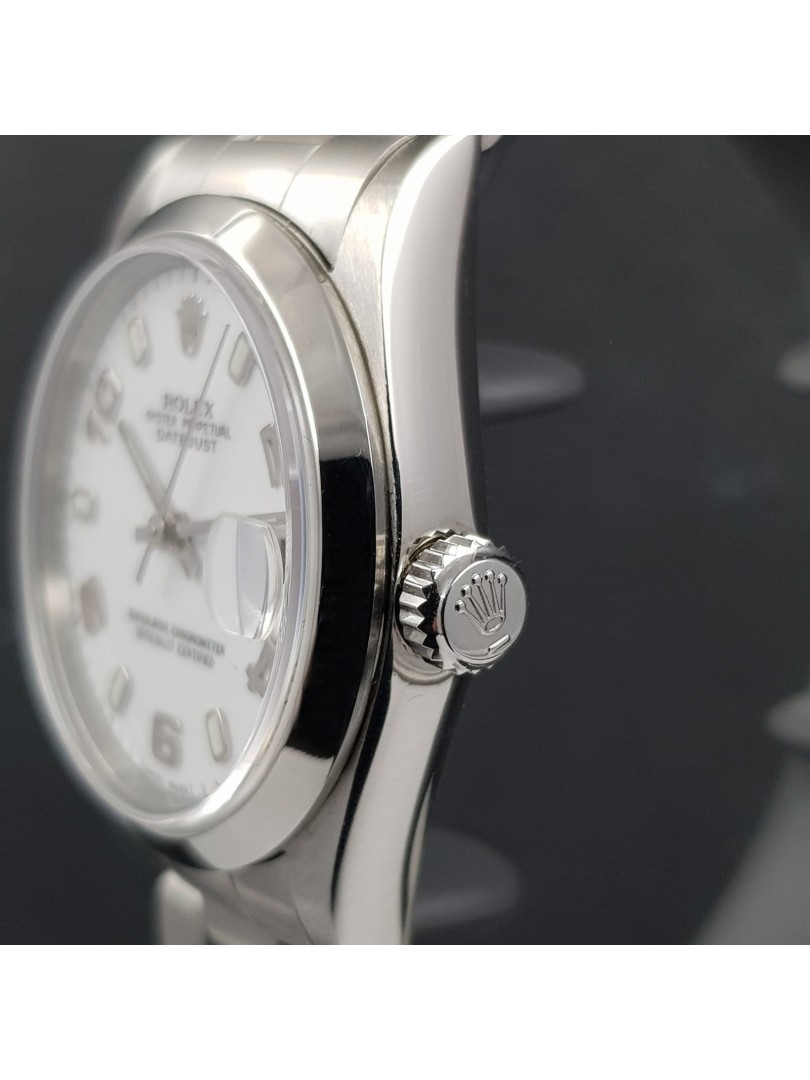 Buy Rolex Medio Datejust white dial Ref. 78240 on eOra.it