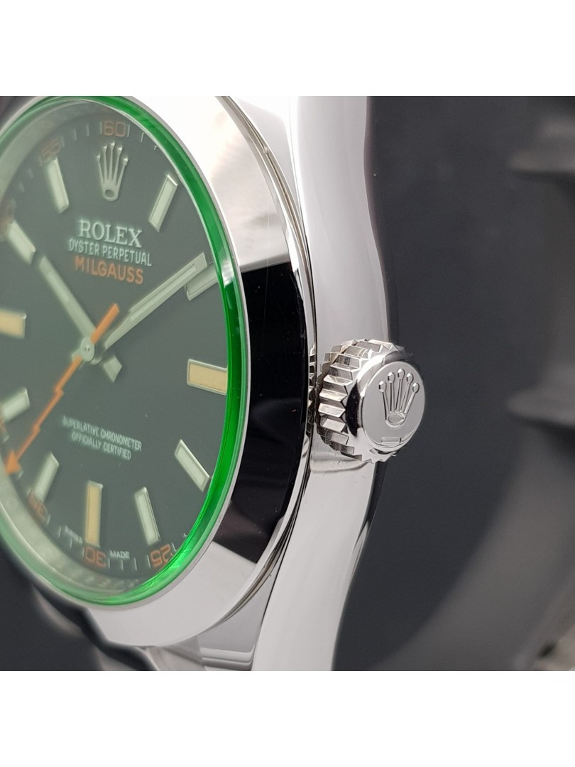 Buy Rolex Milgauss - vetro verde - Ref. 116400GV on eOra.it