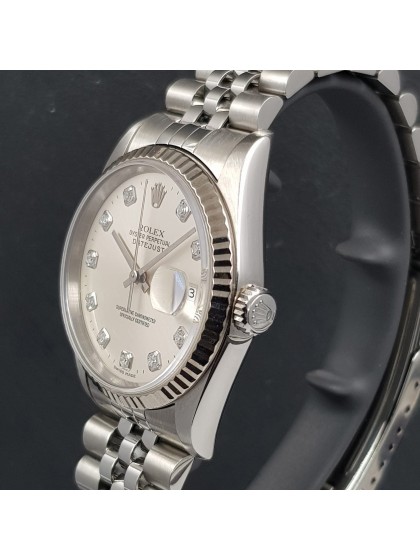 Rolex Datejust con diamanti ref.16234