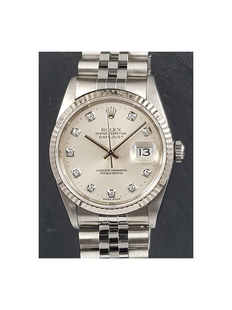 Rolex Datejust con diamanti ref.16234