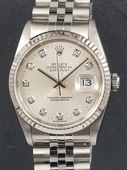 Rolex Datejust con diamanti ref.16234