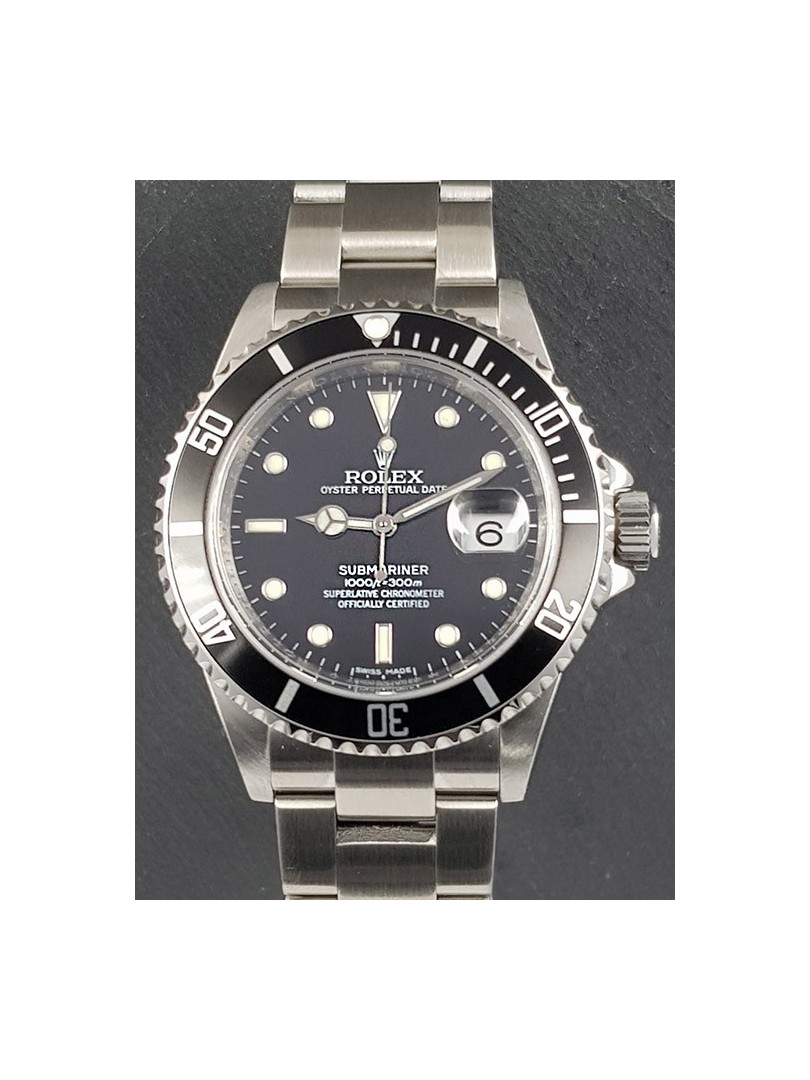 Buy Rolex Submariner - SEL - no holes - RRR - card - Ref. 16610