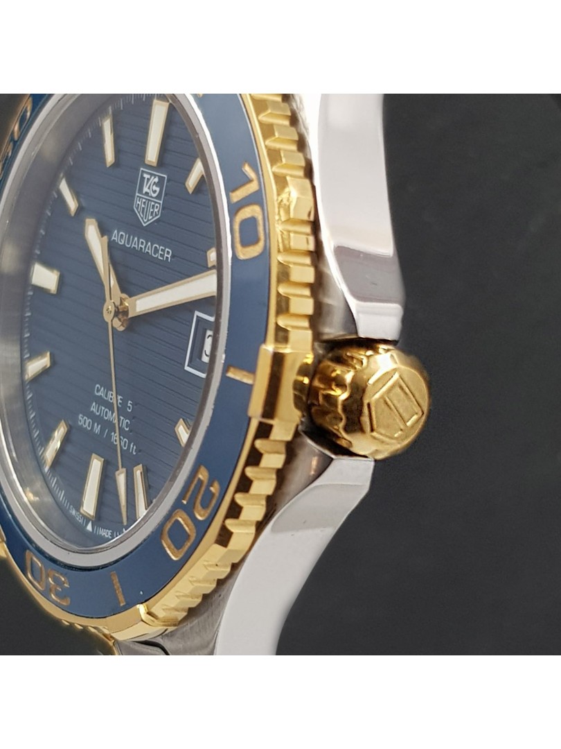 Buy Tag Heuer Aquaracer steel/yellow gold - Ref. WAK2120