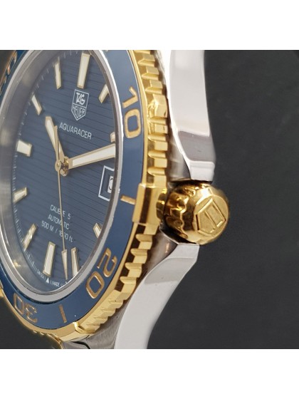 Tag Heuer Aquaracer steel/yellow gold ref.WAK2120 on eOra.it Tag Heuer Aquaracer steel/yellow gold ref.WAK2120 on eOra.it