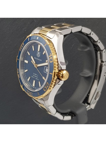 Tag Heuer Aquaracer steel/yellow gold ref.WAK2120 on eOra.it Tag Heuer Aquaracer steel/yellow gold ref.WAK2120 on eOra.it