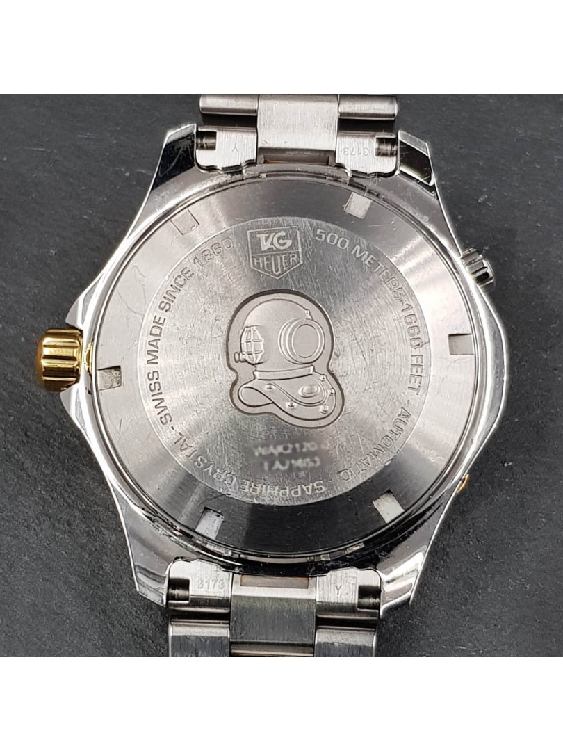 Buy Tag Heuer Aquaracer steel/yellow gold - Ref. WAK2120