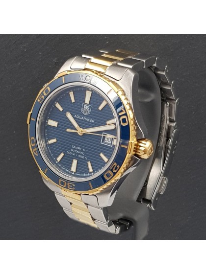 Tag Heuer Aquaracer steel/yellow gold ref.WAK2120 on eOra.it Tag Heuer Aquaracer steel/yellow gold ref.WAK2120 on eOra.it