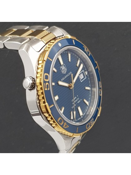 Buy Tag Heuer Aquaracer steel/yellow gold - Ref. WAK2120