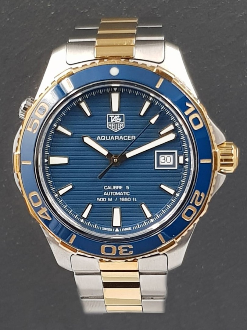 Acquista Tag Heuer Aquaracer acciaio/oro giallo - Ref. WAK2120