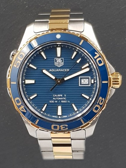 Tag Heuer Aquaracer steel/yellow gold ref.WAK2120 on eOra.it Tag Heuer Aquaracer steel/yellow gold ref.WAK2120 on eOra.it