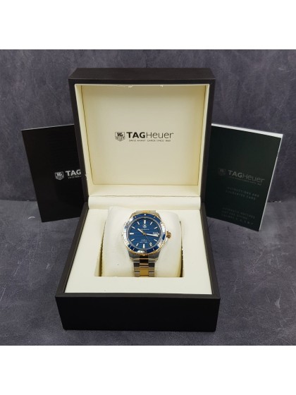 Buy Tag Heuer Aquaracer steel/yellow gold - Ref. WAK2120