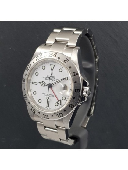 Rolex Explorer II SEL no holes ref.16570 white dial Rolex Explorer II SEL no holes ref.16570 white dial