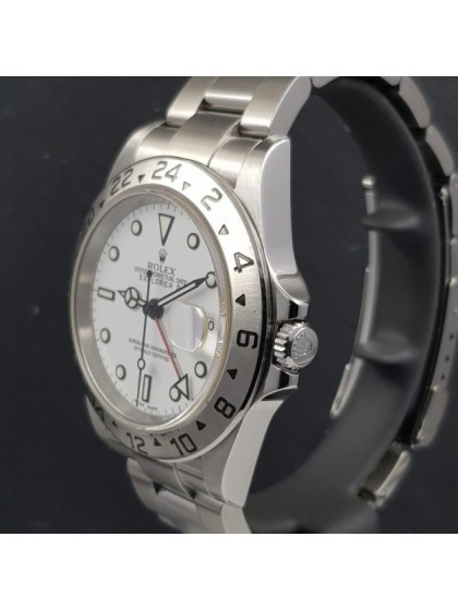 Rolex Explorer II SEL no holes ref.16570 white dial Rolex Explorer II SEL no holes ref.16570 white dial