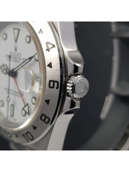 Rolex Explorer II SEL no holes ref.16570 white dial Rolex Explorer II SEL no holes ref.16570 white dial