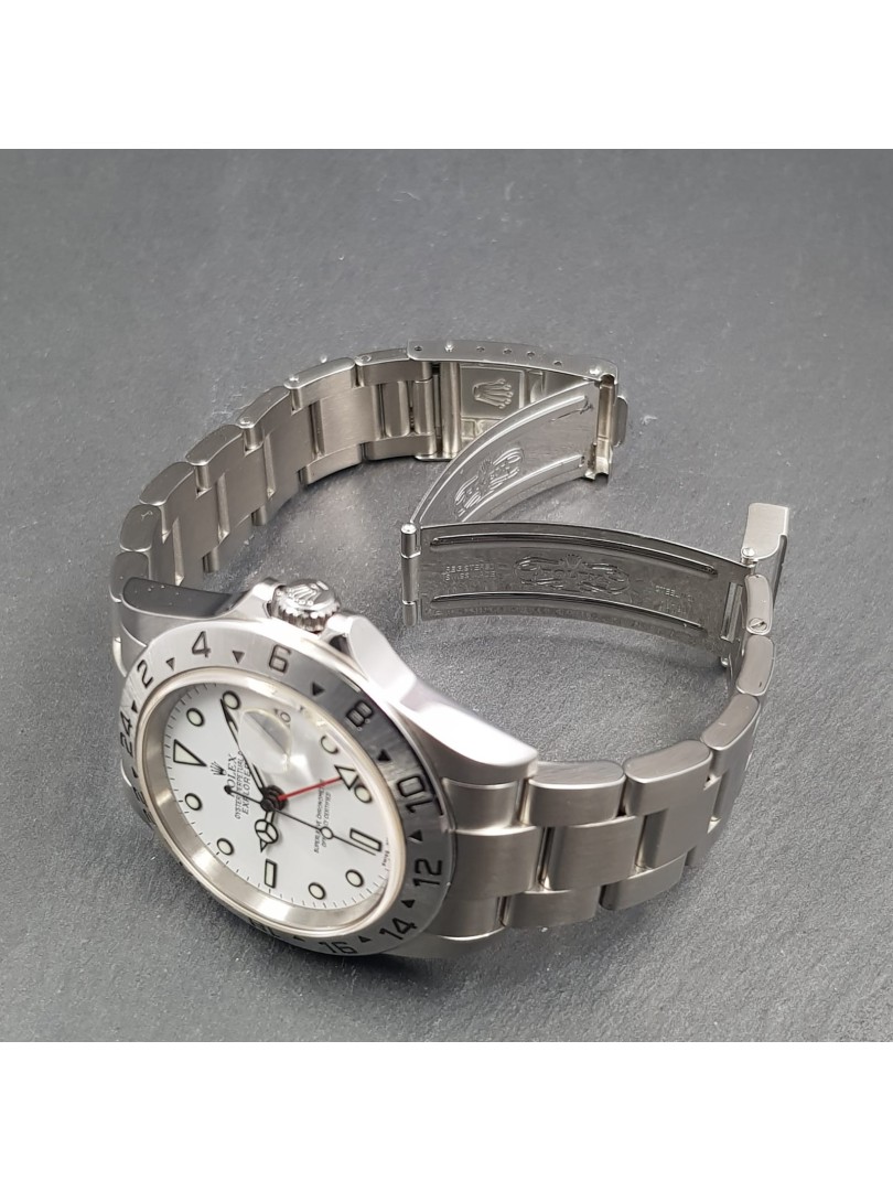 Rolex Explorer II SEL no holes ref.16570 white dial