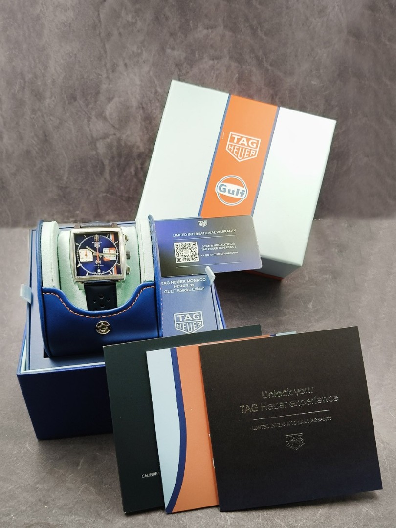 Tag Heuer Monaco Gulf ref.CBL2115 Full set 2026