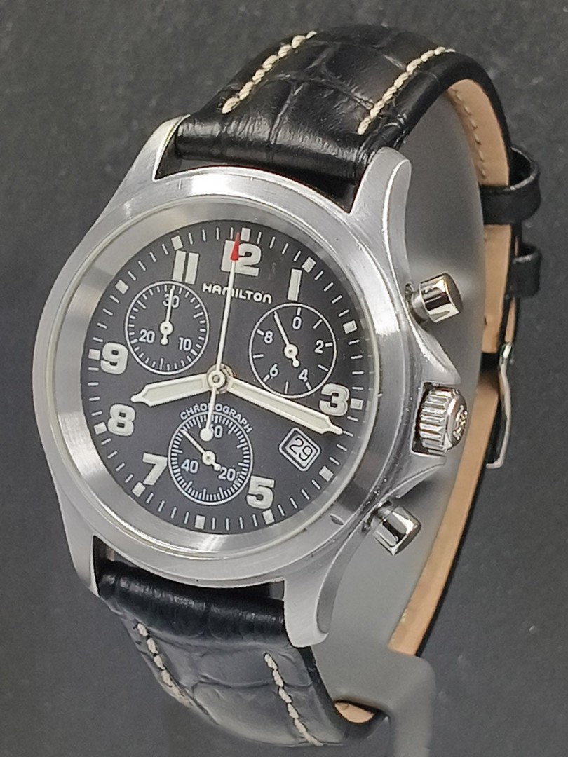 Hamilton Khaki Quarz Chrono Herren UHR ref.3832