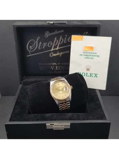 Datejust acciaio/oro giallo - quadrante diamanti Datejust acciaio/oro giallo - quadrante diamanti