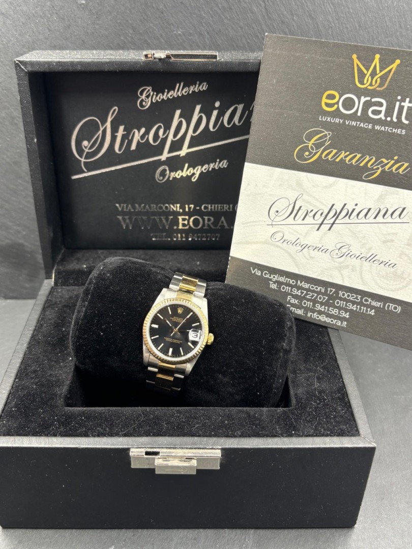 Rolex Medio Datejust acciaio oro giallo ref.68273 su eOra.it!