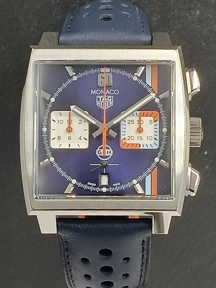Tag Heuer Monaco Gulf ref.CBL2115 on eOra.it! Tag Heuer Monaco Gulf ref.CBL2115 on eOra.it!