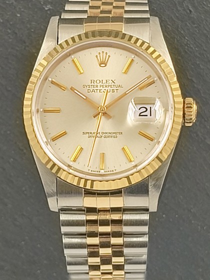 Rolex Datejust acciaio e oro giallo ref.16233 Rolex Datejust acciaio e oro giallo ref.16233