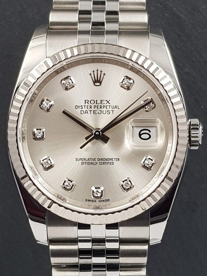 Rolex Datejust - quadrante diamanti ref.116234