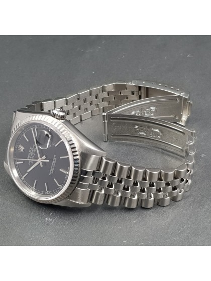 Rolex Datejust 36mm quadrante nero ref.16234 Rolex Datejust 36mm quadrante nero ref.16234