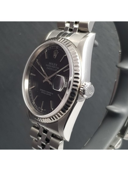Rolex Datejust 36mm quadrante nero ref.16234 Rolex Datejust 36mm quadrante nero ref.16234