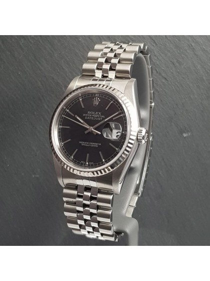Rolex Datejust 36mm quadrante nero ref.16234 Rolex Datejust 36mm quadrante nero ref.16234