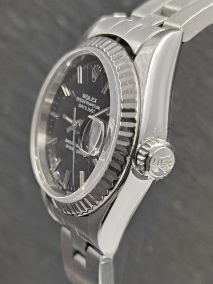 Rolex Lady Datejust ref.69174 26mm quadrante nero Rolex Lady Datejust ref.69174 26mm quadrante nero