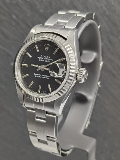 Rolex Lady Datejust ref.69174 26mm quadrante nero Rolex Lady Datejust ref.69174 26mm quadrante nero