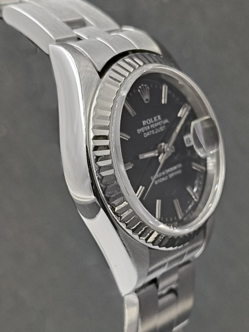 Rolex Lady Datejust ref.69174 26mm quadrante nero