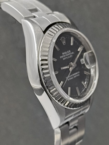 Rolex Lady Datejust ref.69174 26mm quadrante nero Rolex Lady Datejust ref.69174 26mm quadrante nero