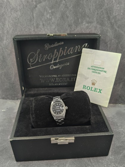 Rolex Lady Datejust ref.69174 26mm quadrante nero Rolex Lady Datejust ref.69174 26mm quadrante nero