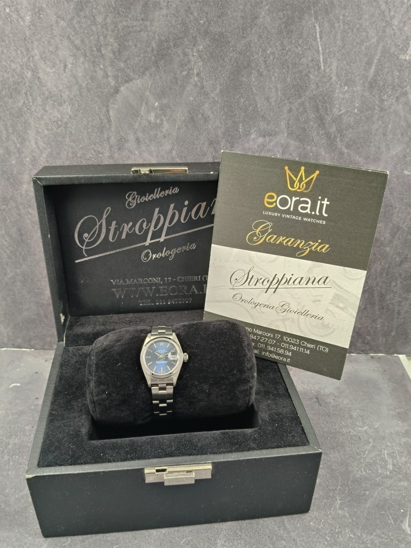 Rolex Lady Datejust blue dial ref.79160