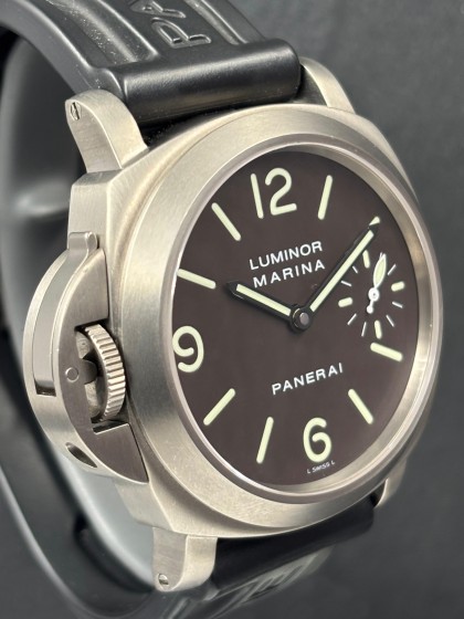 Panerai Luminor Marina Mancino Tobacco in titanio ref.PAM00056 Panerai Luminor Marina Mancino Tobacco in titanio ref.PAM00056