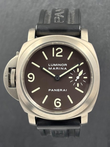 Panerai Luminor Marina Mancino Tobacco in titanio ref.PAM00056 Panerai Luminor Marina Mancino Tobacco in titanio ref.PAM00056