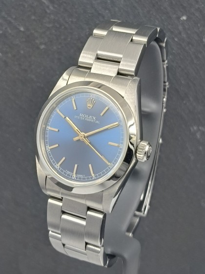 Rolex Oyster Medio quadrante blu ref.67480 Rolex Oyster Medio quadrante blu ref.67480