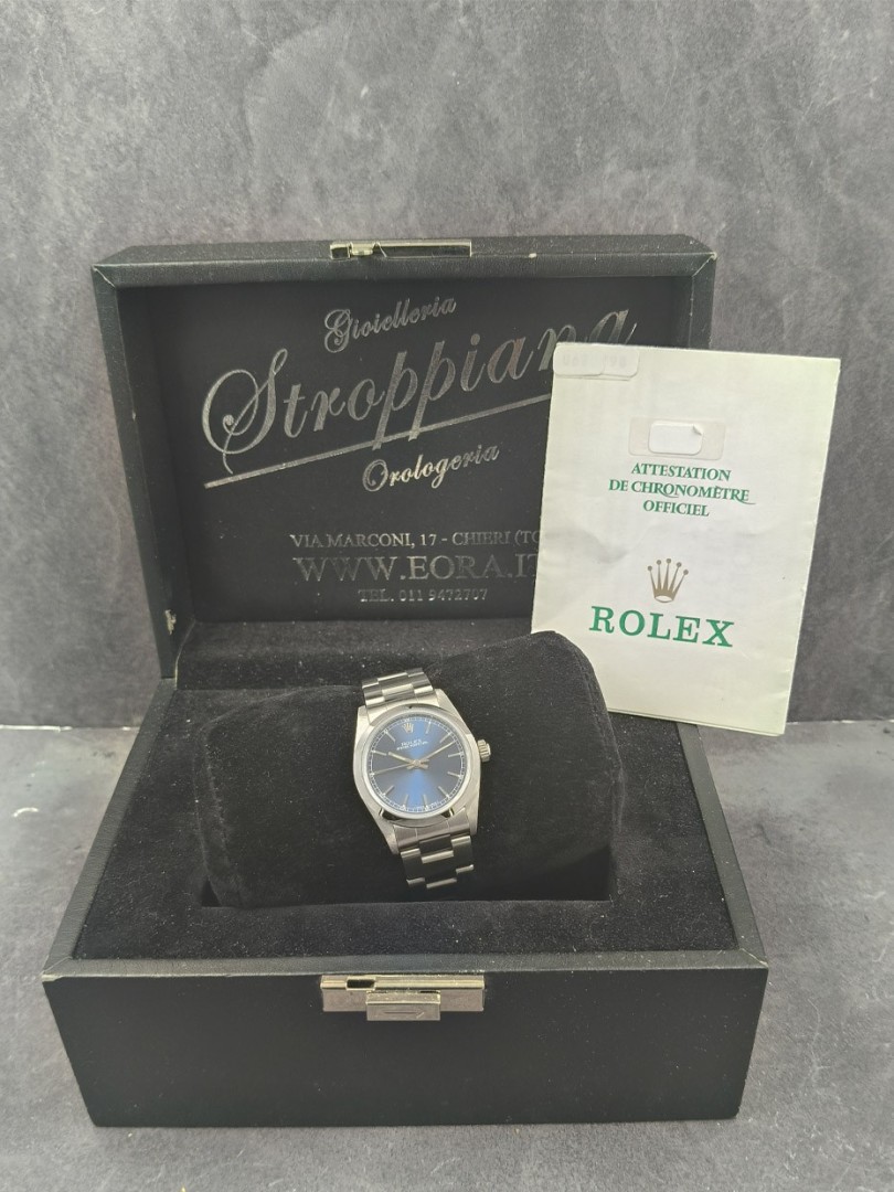 Rolex Oyster Medio quadrante blu ref.67480