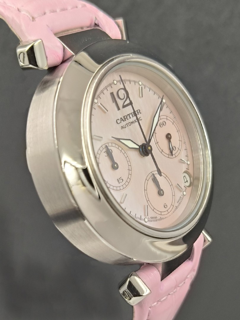 Cartier Pasha Chrono con quadrante madreperla ref.2412