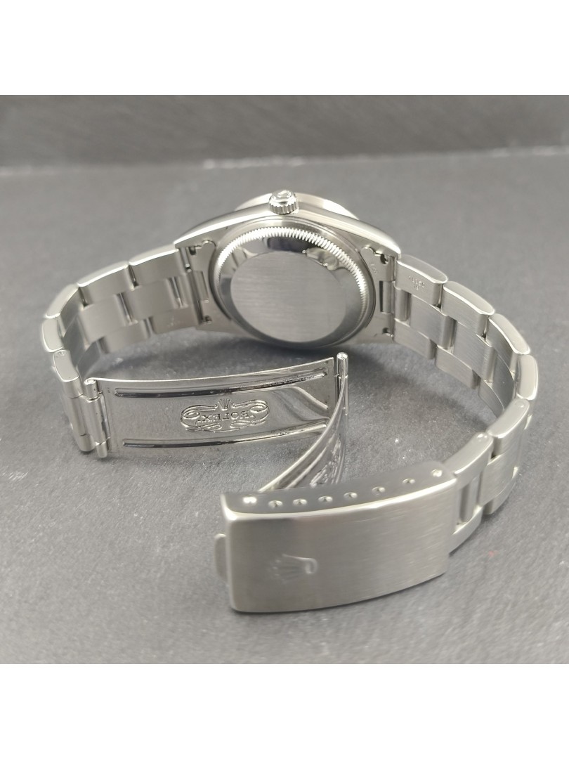 Rolex Date quadrante bianco e lunetta thunder ref.15210