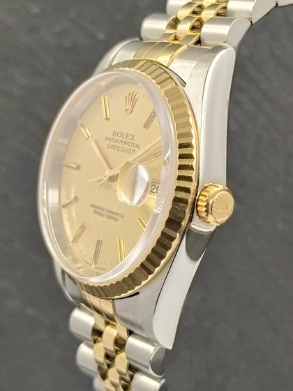 Rolex Datejust - acciaio/oro - corteccia ref.16233