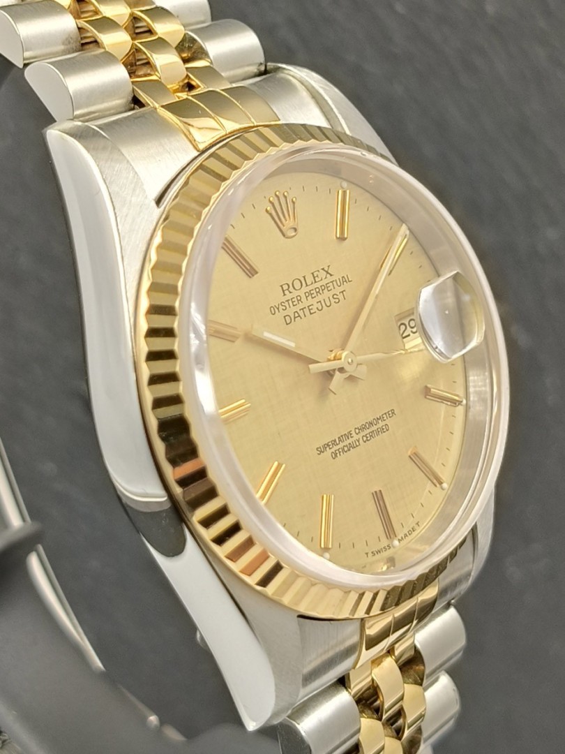 Rolex Datejust - steel/gold - bark ref.16233