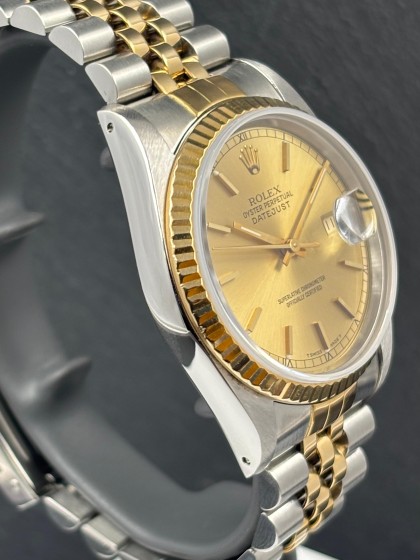 Rolex Datejust steel yellow gold ref.16233 on eOra.it!